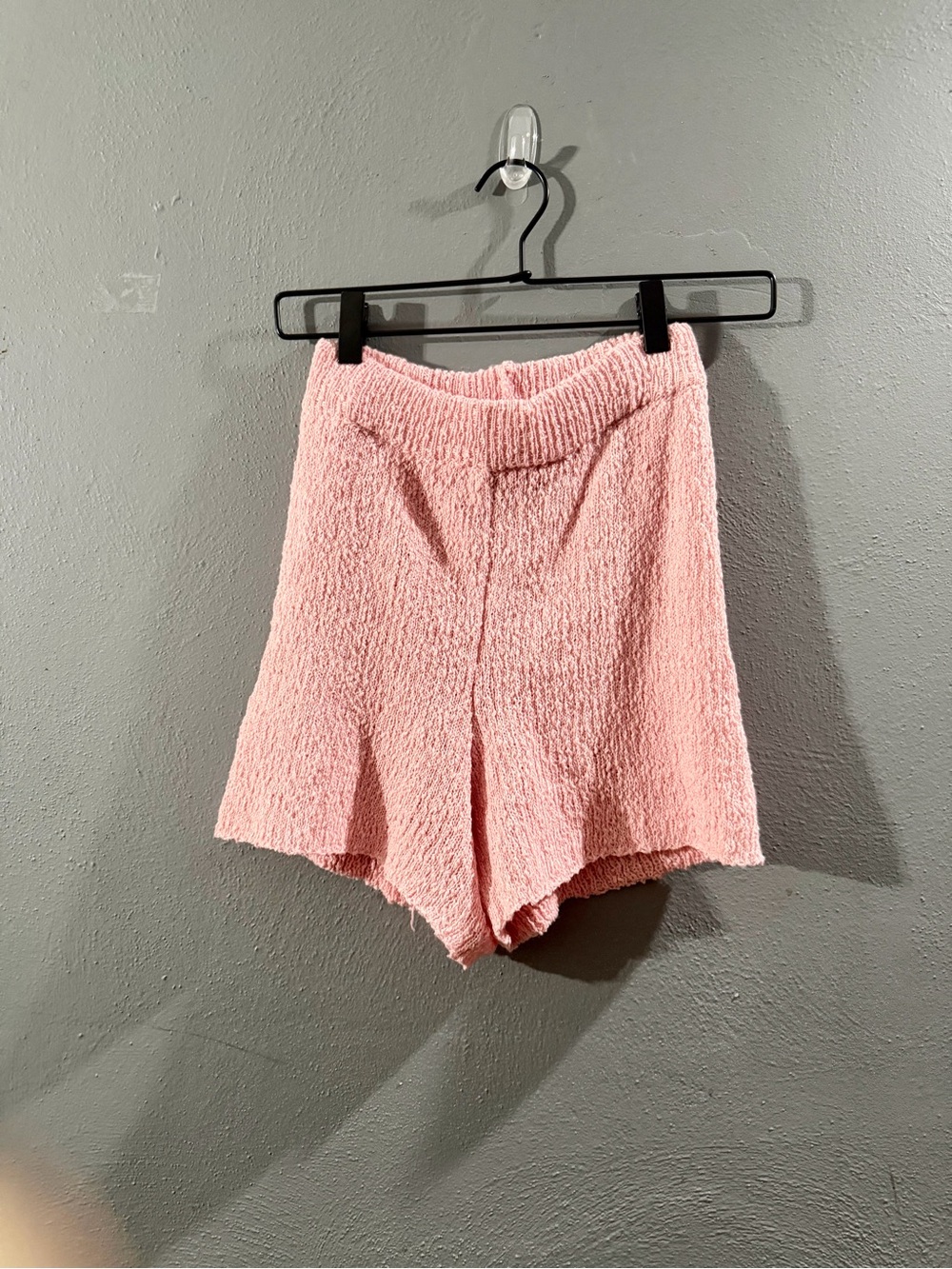 BUCKETLIST Pink Textured High-Waist Women’s Shorts